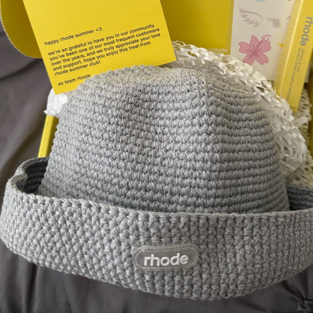 Rhode crocheted bucket hat
